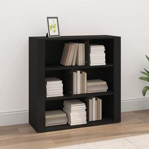 Harris Wooden Bookcase With 6 Shelves In Black