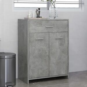 Carlton Wooden Bathroom Cabinet With 2 Doors In Concrete Effect