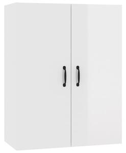 Albany High Gloss Wall Storage Cabinet With 2 Doors In White