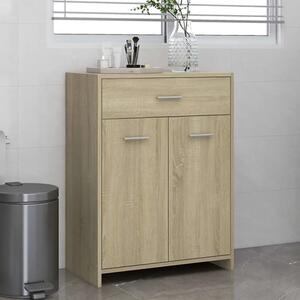 Carlton Wooden Bathroom Cabinet With 2 Doors In Sonoma Oak