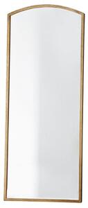 Haggen Large Arch Bedroom Mirror In Antique Gold Frame