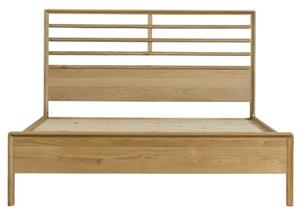 Kinghamia Wooden King Size Bed In Oak