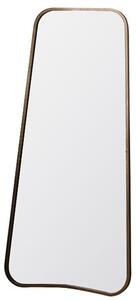 Koran Large Curved Bedroom Mirror In Gold Frame