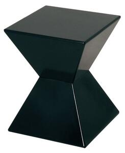 Edge Funky End Table In Black High Gloss Lacquered