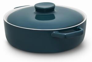 Nattura 23.5cm Shallow Casserole Teal