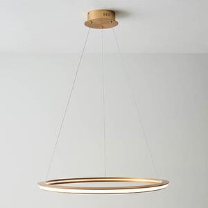 Dothan LED Ring Ceiling Pendant Light In Satin Gold