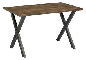 Hinton Small Solid Oak Dining Table In Smoked Oak