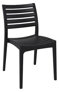 Albany Polypropylene And Glass Fiber Dining Chair In Black