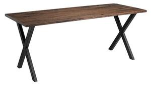 Hinton Large Solid Oak Dining Table In Smoked Oak