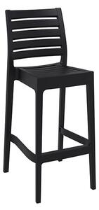 Albany Polypropylene And Glass Fiber Bar Chair In Black