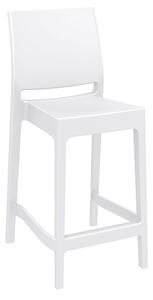 Mesa Polypropylene With Glass Fiber Bar Chair In White