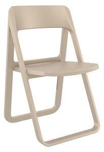 Durham Polypropylene Dining Chair In Taupe