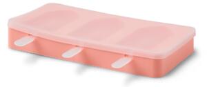 Ice lolly mould - Silicone. 18.6 x 9.6 cm. - Coral - Søstrene Grene