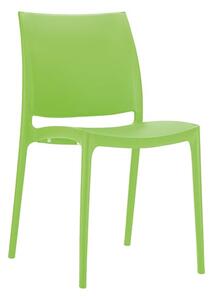 Mesa Polypropylene With Glass Fiber Dining Chair In Green