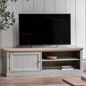 Elvira Wooden TV Stand In Oak And Prairie