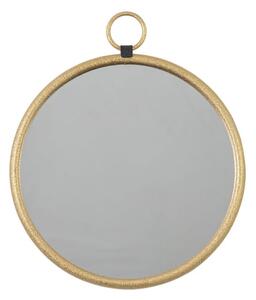 Belfast Small Round Wall Mirror With Gold Metal Frame