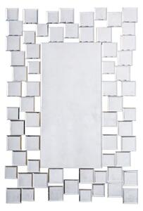 Dania Bevelled Wall Mirror In Silver