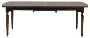 Madisen Rectangular Wooden Extending Dining Table In Coffee