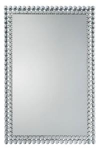 Fargo Rectangular Bevelled Wall Mirror In Silver