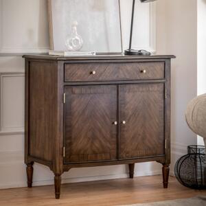 Madisen Wooden Sideboard With 2 Doors And 1 Drawer In Coffee