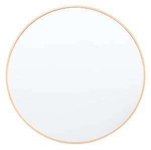 Yareli Round Wall Mirror In Gold Frame