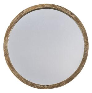 Horsens Small Round Wall Mirror In Natural