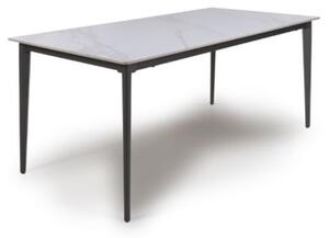 Aliso Small Sintered Stone Dining Table White Marble Effect