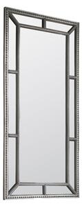 Lawton Leaner Floor Mirror In Pewter Wooden Frame