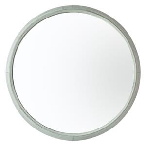 Stonington Round Wall Mirror In Mint Frame