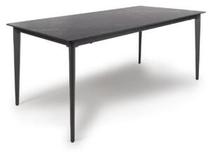 Aliso Small Sintered Stone Dining Table Black Marble Effect