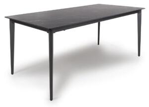 Aliso Large Sintered Stone Dining Table Black Marble Effect