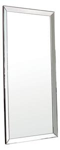 Lorain Bevelled Leaner Floor Mirror in Silver