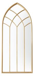 Karla Arc Design Wall Mirror In Gold Frame