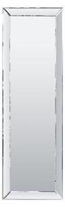 Lorain Bevelled Full Length Wall Mirror In Silver