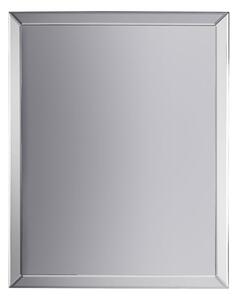 Lorain Rectangular Bevelled Wall Mirror In Silver