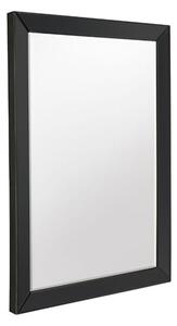 Lorain Rectangular Bevelled Wall Mirror In Black