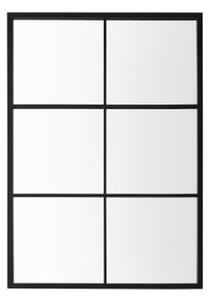 Kontron Window Design Wall Mirror In Black Frame