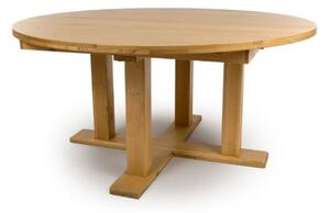 Magna Round Wooden Dining Table In Oak