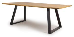 Magna Large Rectangular Wooden Dining Table In Oak