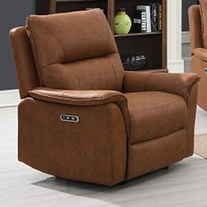 Keller Clean Fabric Manual Recliner Chair In Tan