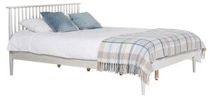 Afon Wooden Double Bed In White