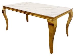 Laval Small Sintered Stone Top Dining Table In Polar