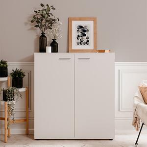 Shelbyville Wooden Shoe Storage Cabinet In White