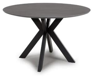 Lacole Sintered Stone Dining Table Large Round In Grey