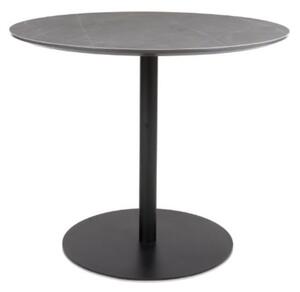 Lacole Sintered Stone Dining Table Round In Grey