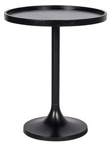 Babette Metal Lamp Table Round In Black