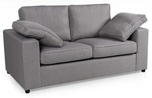 Aarna Fabric 2 Seater Sofa In Silver