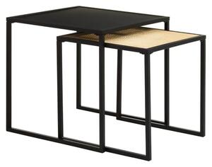 Daire Metal Nest Of 2 Tables In Black