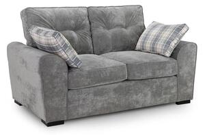 Maik Plush Velvet 2 Seater Sofa In Grey