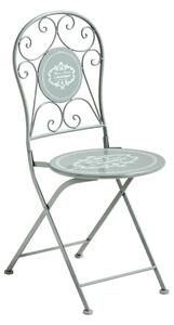 Calderon Outdoor Metal Seating Chair In Grey